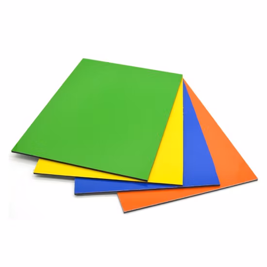 Painel de parede de material de construção Dibond ACP Acm PE PVDF Feve Revestimento brilhante Alumínio Plástico Folha de material composto Painel de revestimento